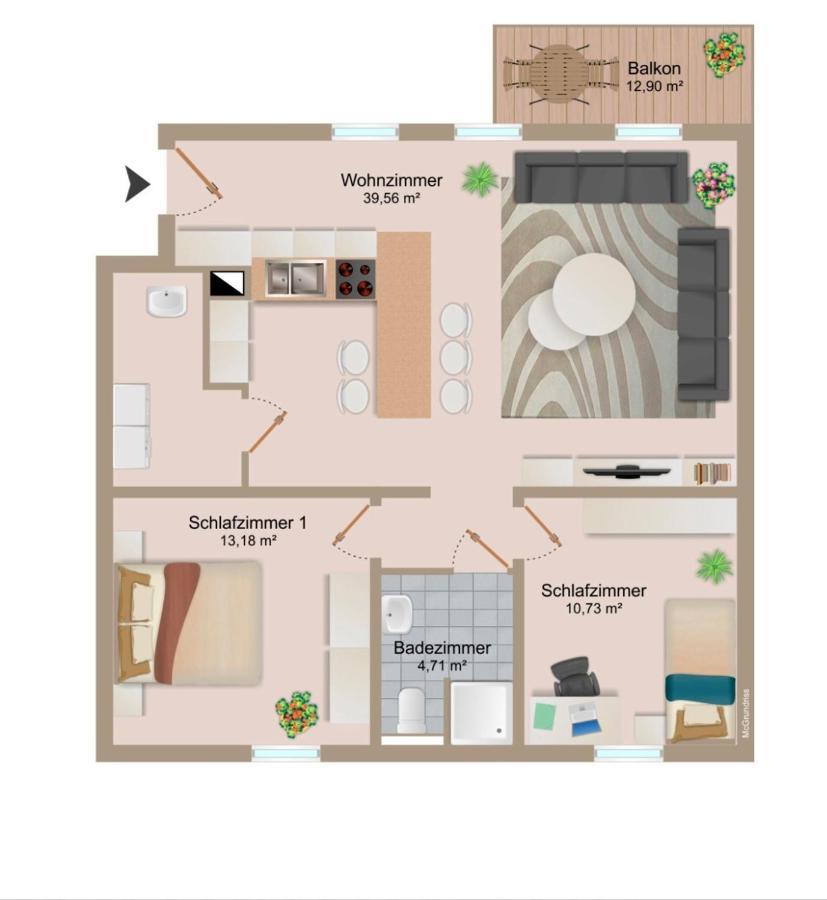 Apartament Hof Gemehret Eupen Zewnętrze zdjęcie
